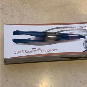2 in 1 curl and straighten plates.